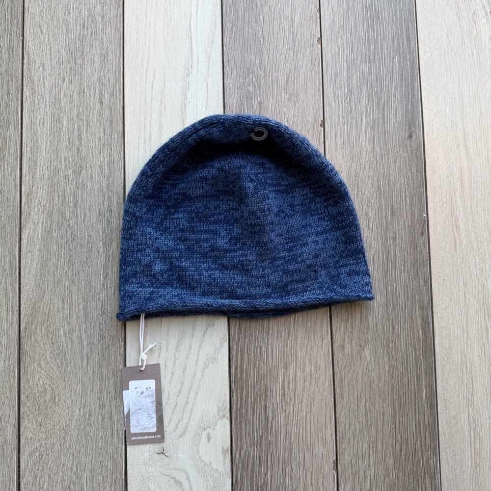 Amicale Cashmere Knit Two-Top Beanie - Picture 6 of 6
